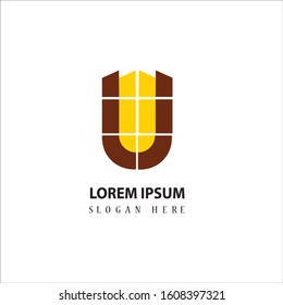 design logo with letter u