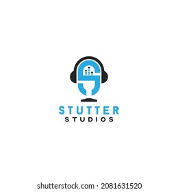 Design-Logo mit modernen Verschlussstudios
