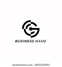 design logo monogram creative letter G