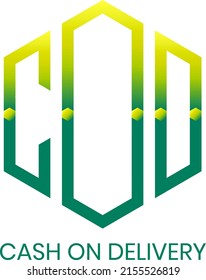color de gradación monograma del logotipo de diseño