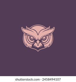 Design logo owl vector art