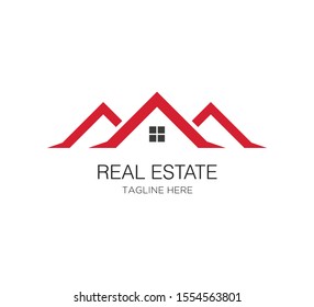 design logo real estate building vector template