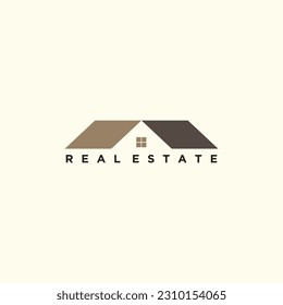 Diseño logotipo inmobiliaria simple idea 