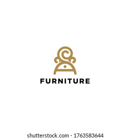 logotipo de diseño sencillo y elegante para el interior del hogar 