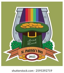 A design logo for a St. Patrick's Day celebration.