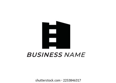 design logo strip film and home studio