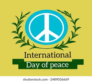 Design a logo symbol to commemorate the world peace day