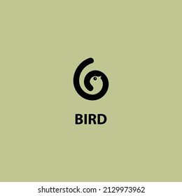 Design logo template. Bird logo icon vector.