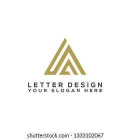 Design logo template Letter SA. - Vector, organic - Vector