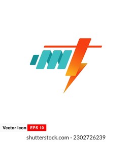 Design a logo template for your business, modern and creative design, vector battery or energy logo
