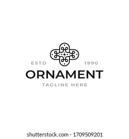 Design logo templates for your business, Modern and lines style, Abstract flower vector or nature logo design