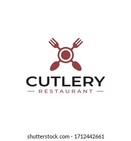 Design logo templates for your business, Modern and creative, Cutlery or fork and spoon vector or food restaurant logos