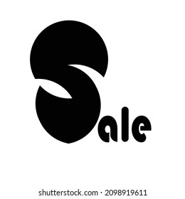 logotipo de diseño de un texto con concepto en blanco y negro 