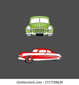 Design Logo vector Clasic Car bundled