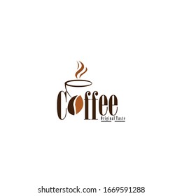 design logo vector coffee brown