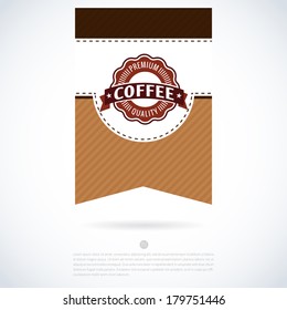 design logo vector coffee shop mark tag with offset design logo coffee rooster nails product hand bean popular right trendy drawn mark dark fancy impression latte cup art turn decorative quality banne