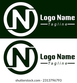 DESIGN LOGO VECTOR LETTER N ICON SYMBOL BUSINESS COMPANY ABSTRACT