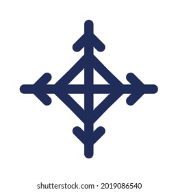 Design logo vector of sniper target grid