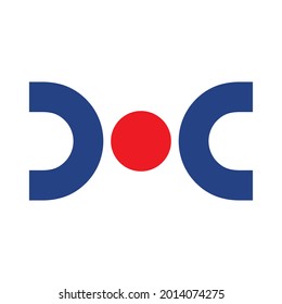 Símbolo vectorial del logotipo de diseño del magnetto 