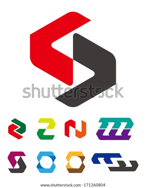 Design Logo Vector Template C V Stock Vector Royalty Free