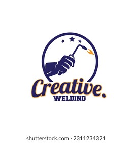 design logo welding vector illustration
