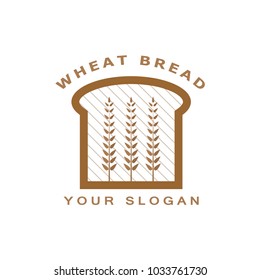 design logo wheat bread
