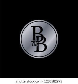 The design of logos with B & B letters that look very simple and elegant. very suitable for your work project. Vector EPS 10