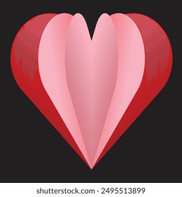Diseño del Vector del logotipo de Love of Heart (EPS)