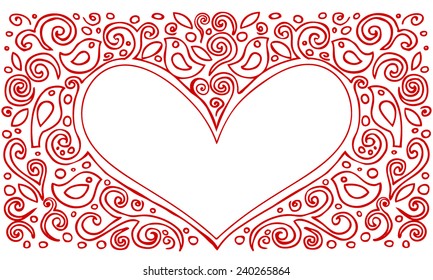 design for the love letter vector