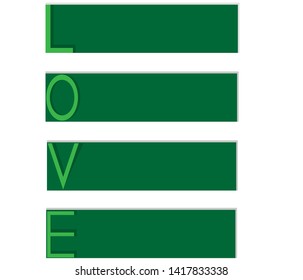 "Design love vector in blackboard concept.Used on occasions, events or important days relating to love.vector illustration."