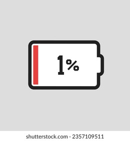 Design of low battery symbol