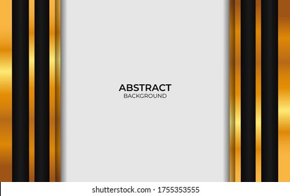 Design Luxury Black And Gold Background