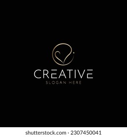 Design a luxury fashion logo, solutions for brand identity designs for startup companies, individuals, etc, letter V, monogram V with circle shape