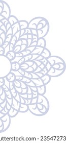 Design Luxury Mandala Illustration For Wedding