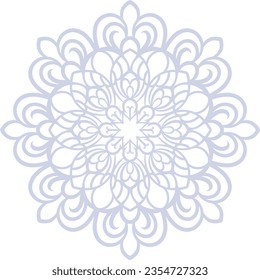 Design Luxury Mandala Illustration For Wedding