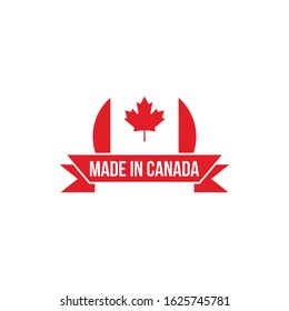 design made in canada vector template