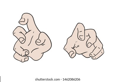 design of magician hands illustration