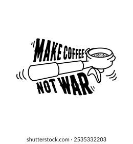 Diseño, hacer café, no guerra