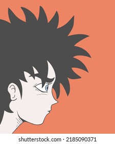Diseño del dibujo de la mano de la cara del hombre