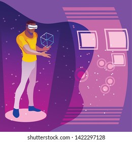 Design of man using technology of augmented reality