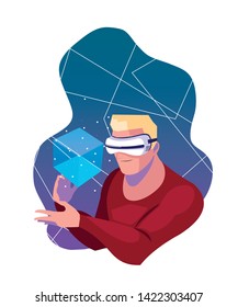 Design of man using technology of augmented reality