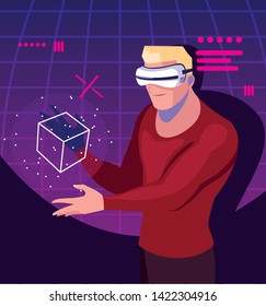Design of man using technology of augmented reality