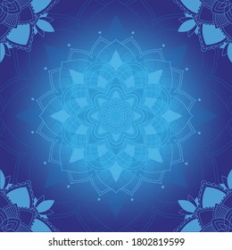 Design mandala art background illustration