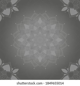 Design mandala art background illustration