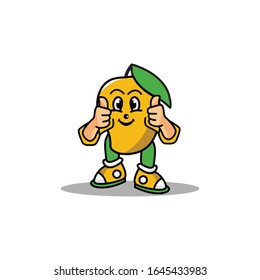 design mango mascot vector template