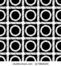  Diseño con sombreado manual. Ornamento étnico boho.Fondo impecable. Motivo tribal. Ilustración vectorial para diseño web o impresión.