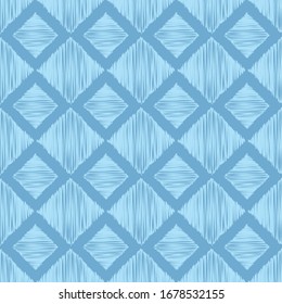 Design with manual hatching. Ethnic boho ornament. Seamless pattern. Tribal motif. Vector illustration for web design or print.