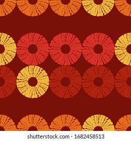 Design with manual hatching. Ethnic boho ornament. Seamless pattern. Tribal motif. Vector illustration for web design or print.