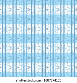 Design with manual hatching. Ethnic boho ornament. Seamless pattern. Tribal motif. Vector illustration for web design or print.