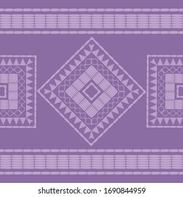  Diseño con sombreado manual. Ornamento étnico boho. Patrón sin problemas. Motivo tribal. Ilustración vectorial para diseño web o impresión.